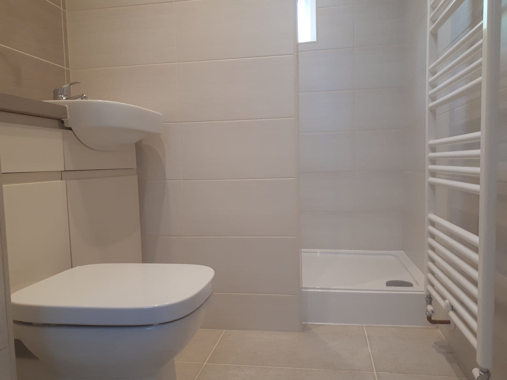An example customer bathroom