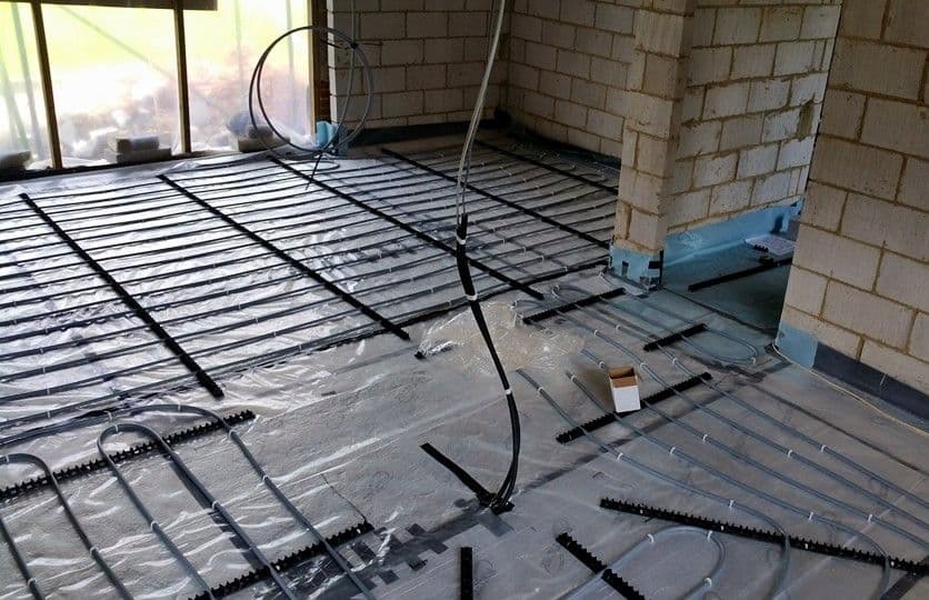 Underfloor heating project